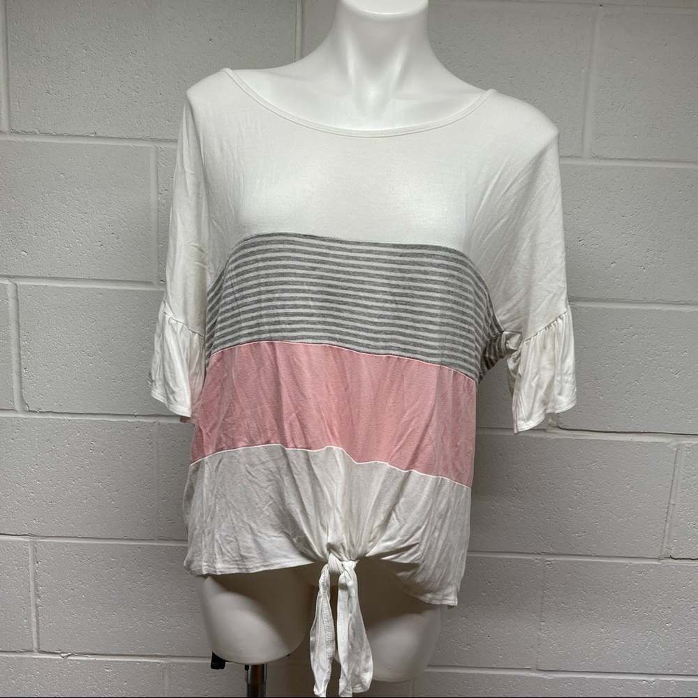 Large Harmonies Knotted T-Shirt